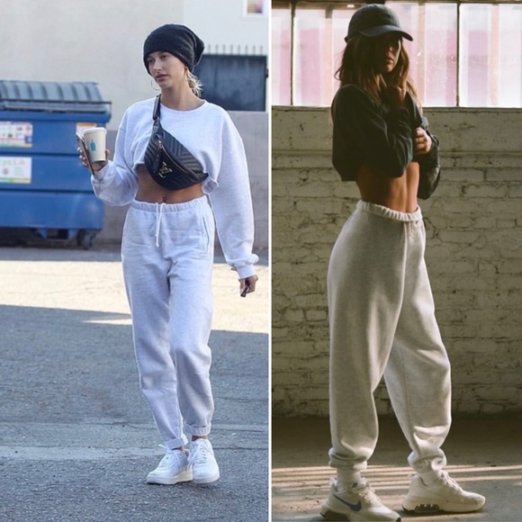 Joah Brown Pants - Joah Brown | NWT Oversized Jogger in Pearl Grey French Terry - Size Small/Medium